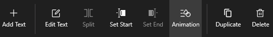 Animation Menu