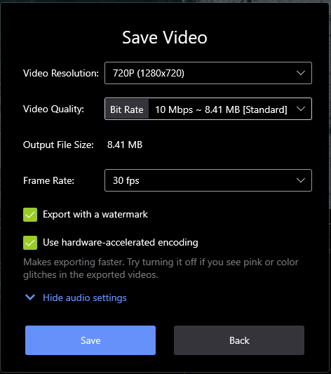 Save the Video 