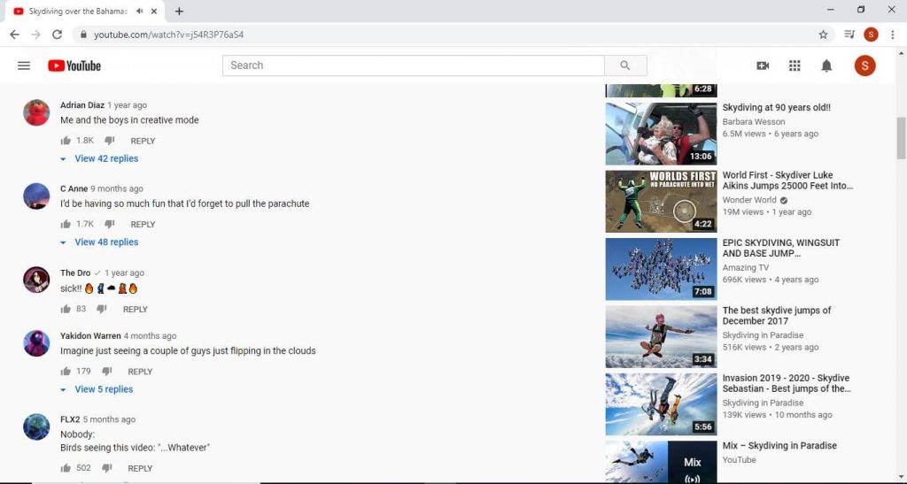 Leave Comments on YouTube on PC