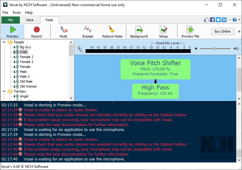 Voxal Voice Changer