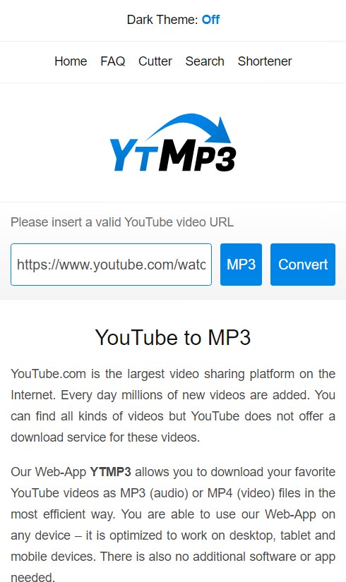 YTMP3 - YouTube to MP3