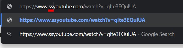 Download Youtube Video without Any Software by Typing SS