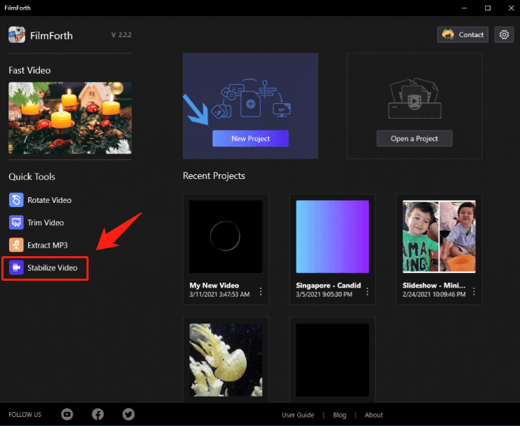 microsoft video stabilization