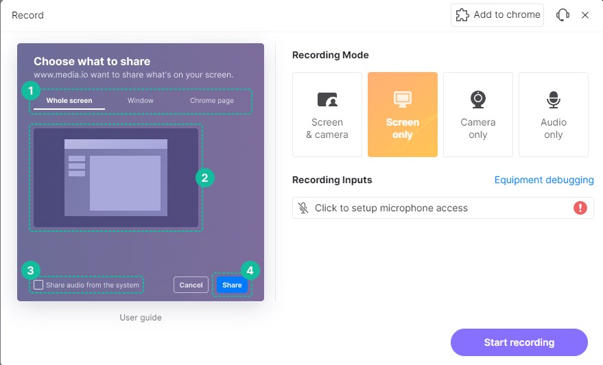 Choose a Recording Mode