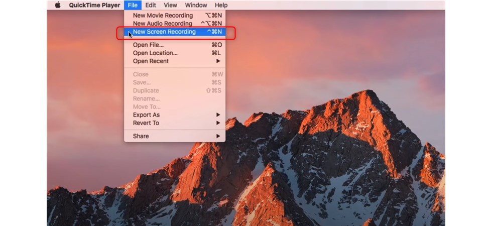 Start New Screen Recording