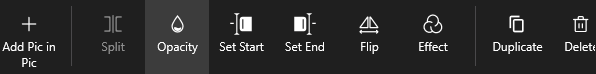 Set Opacity