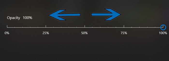 Adjust Opacity