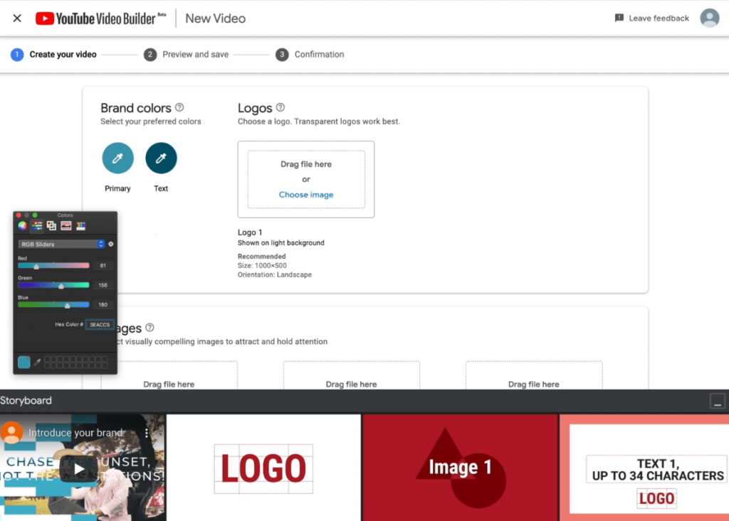 Select Color/Add Logo