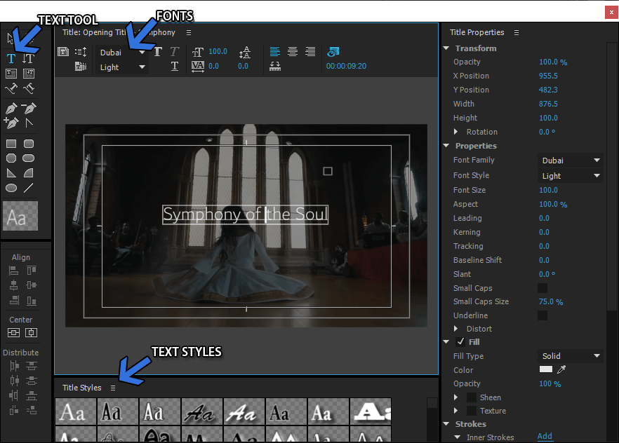 Text Menu