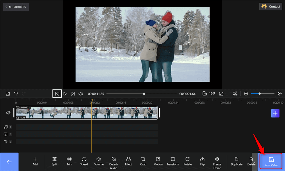 Export the Video