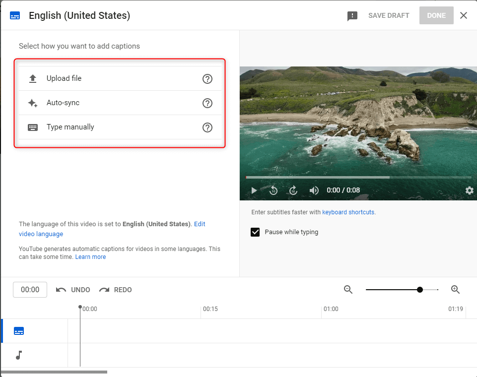 Manually Add Subtitles