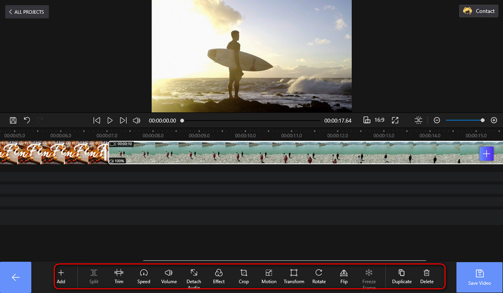 Edit and export the YouTube intro video