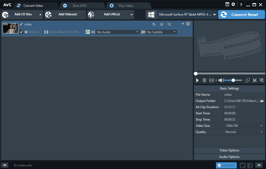 Any Video Converter Overview