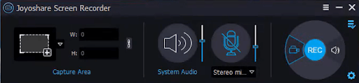 Joyshare Screen Recorder Interface