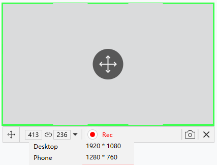 Customize Rectangle Size