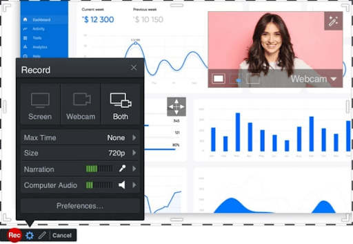 Screen-O-Matic Interface