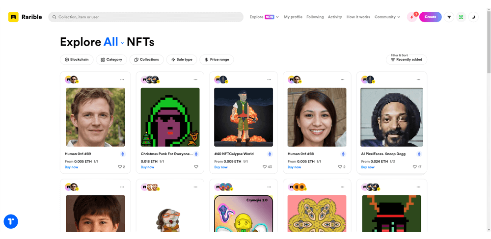 How to Buy NFT on Rarible
