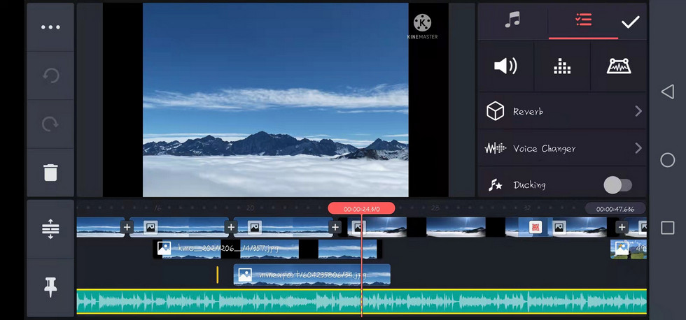 KineMaster Music Insert