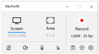 RecForth Home Interface
