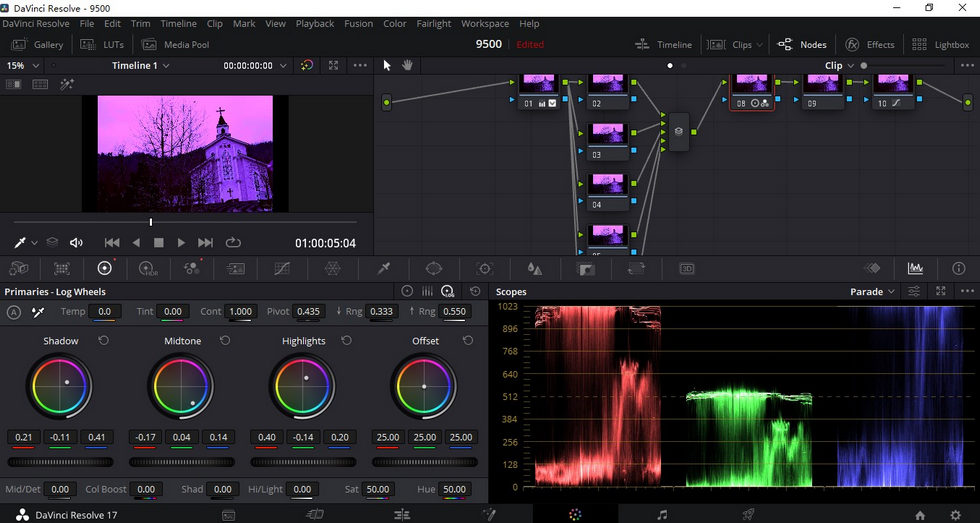 Davinci Resolve Parallel Node
