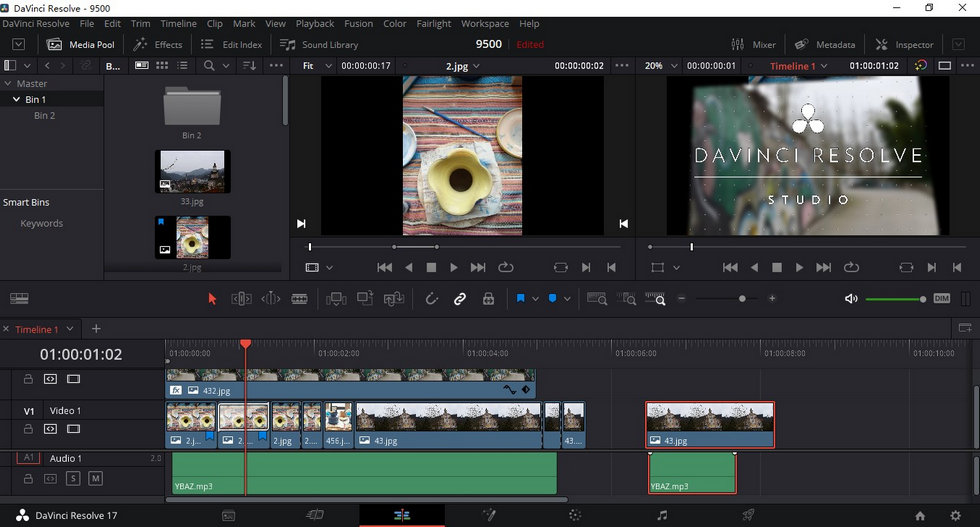 Davinci Resolve Tracks