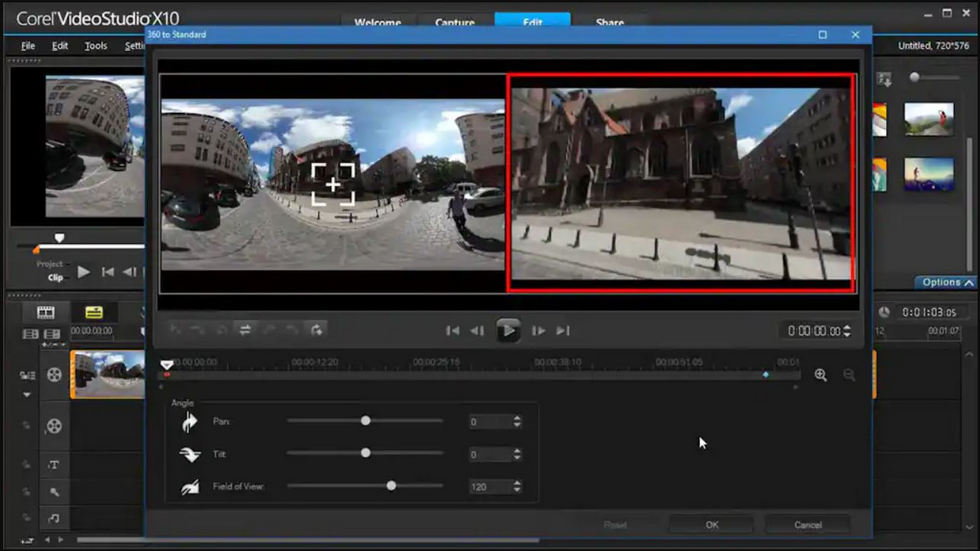 VideoStudio 360 Edit