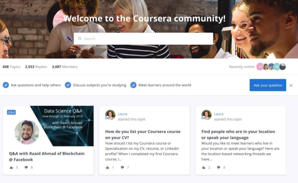 Course Community - Coursera