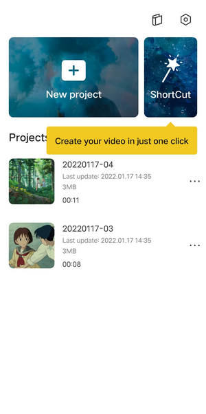 Capcut Main Interface