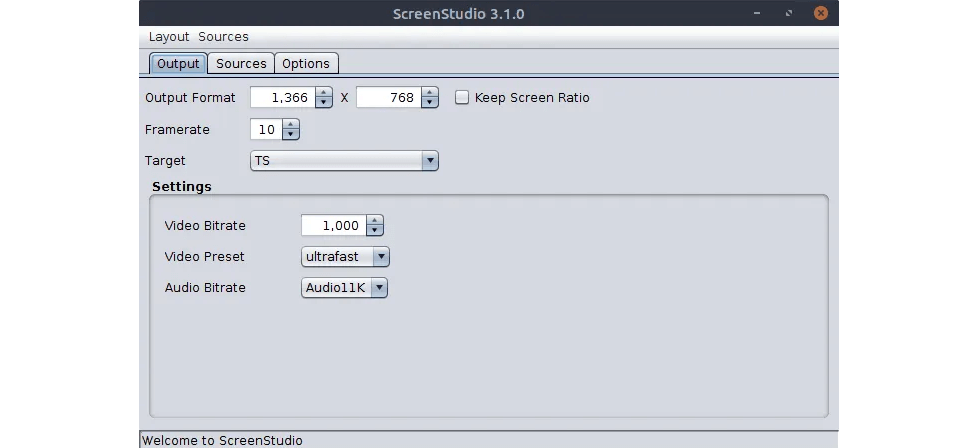 ScreenStudio Interface