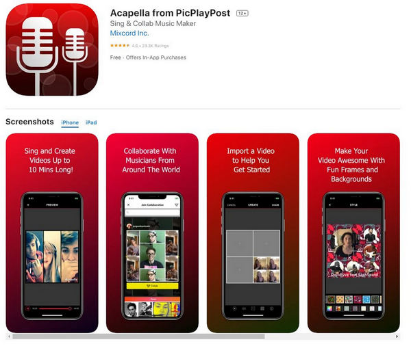 Acapella from PicPlayPost Split