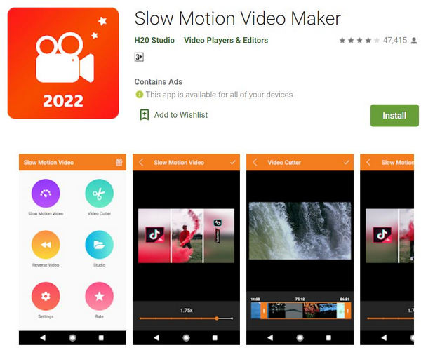 Slow Motion Video Maker Slowmo