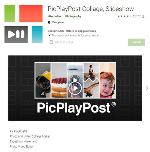 PicPlayPost for Android