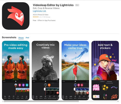 Videoleap for iOS