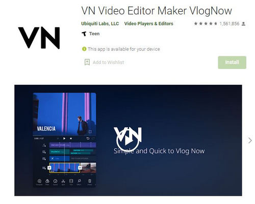 VN Video Editor for Android