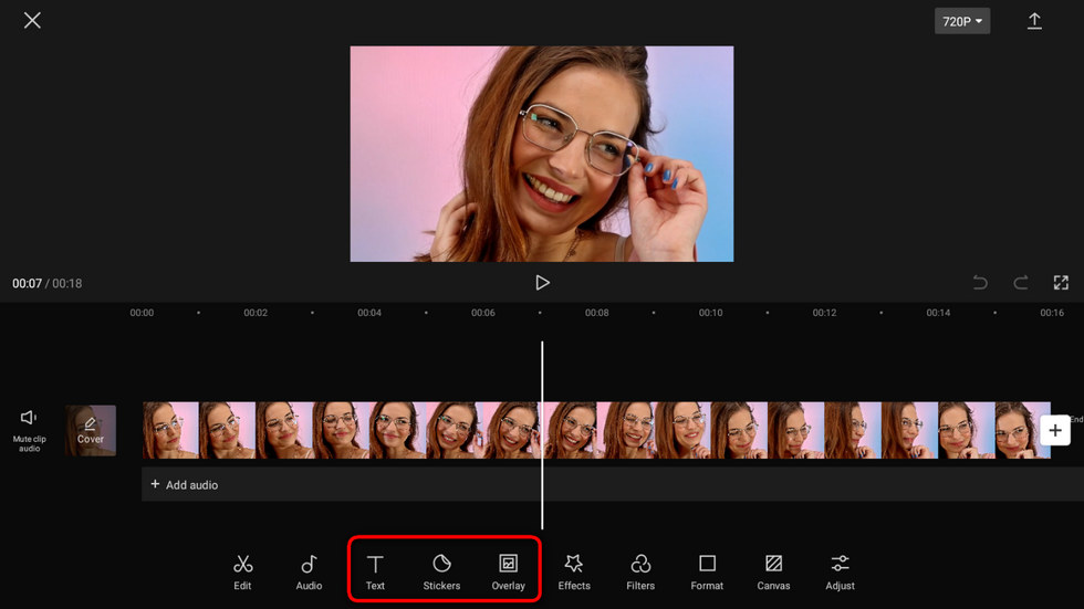 How To Overlay In CapCut Put Text Pic Video Overlays On Video