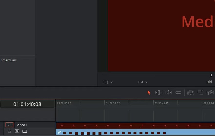 DaVinci Resolve Meida Offline But Audio Plays
