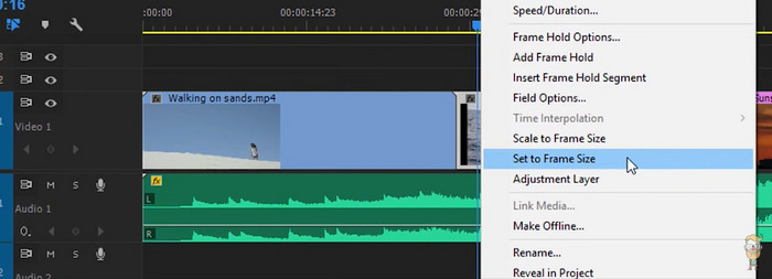 Resize Video in Premiere