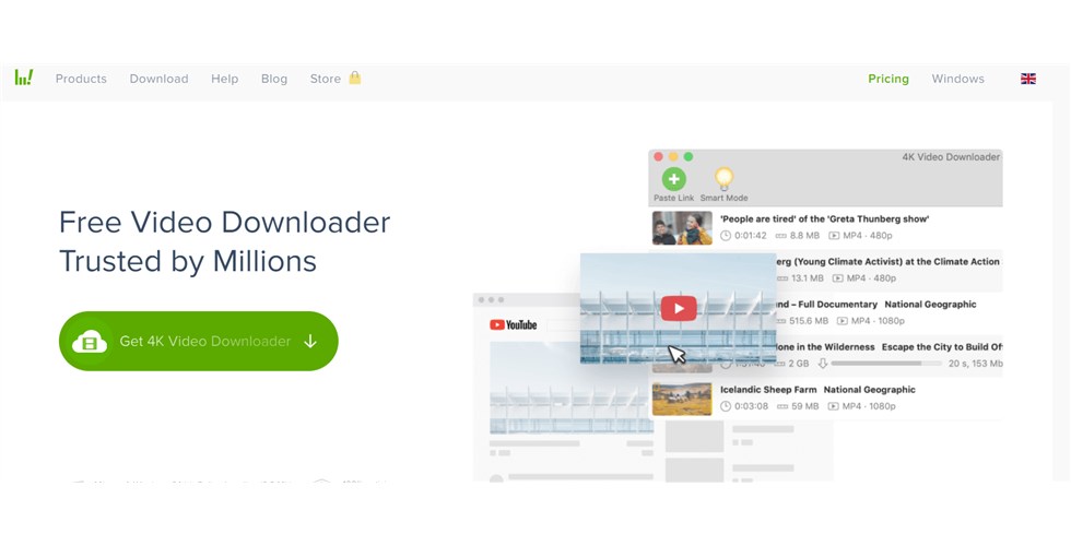 4K Video Downloader Interface