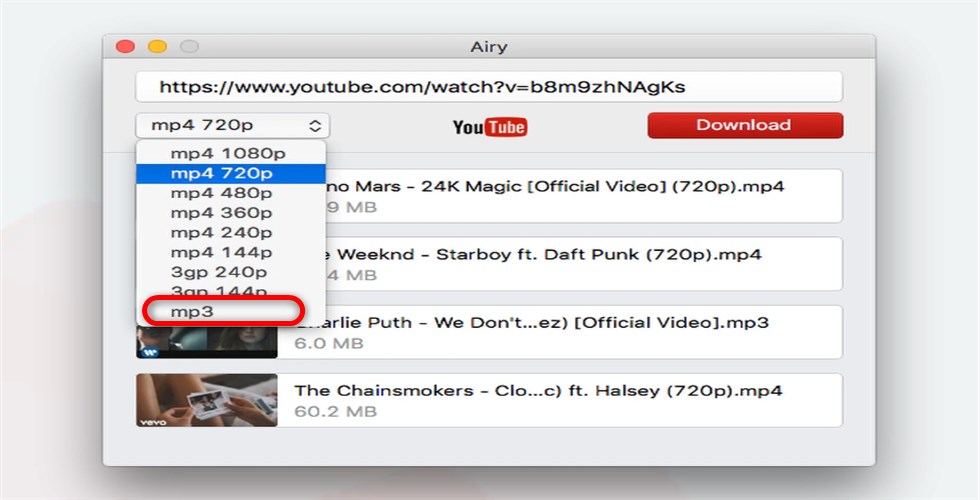 Convert YouTube Playlist to MP3 with Airy