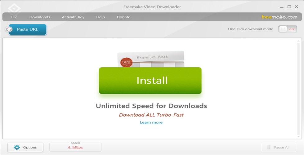 Download the Freemake Video Downloader