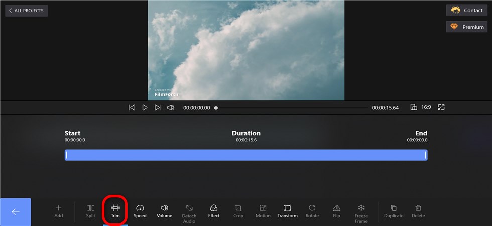 Cut Video with FilmForth