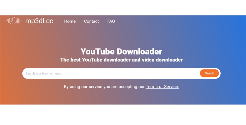 mp3dl.cc YouTube Downloader Interface
