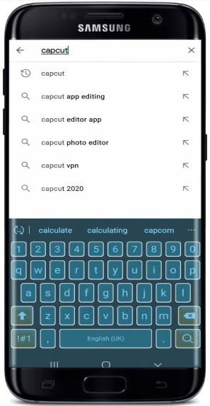 Search CapCut in the Google Play Store