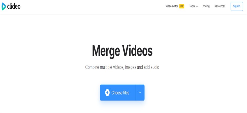 Clideo Video Joiner