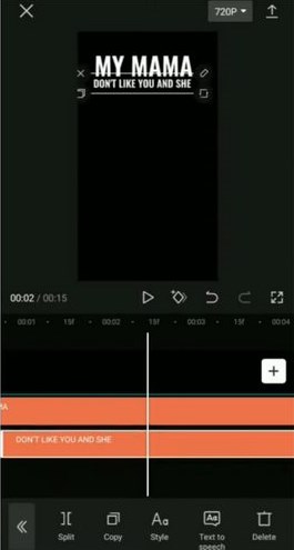 Add Lyric to the Video