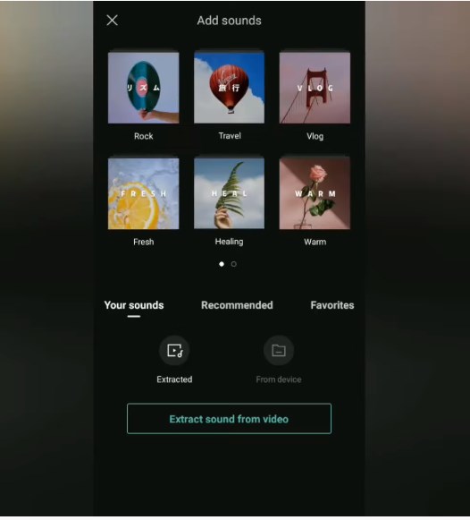 Add Sounds to the Video Clip