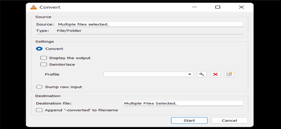 Merge the Videos in VLC