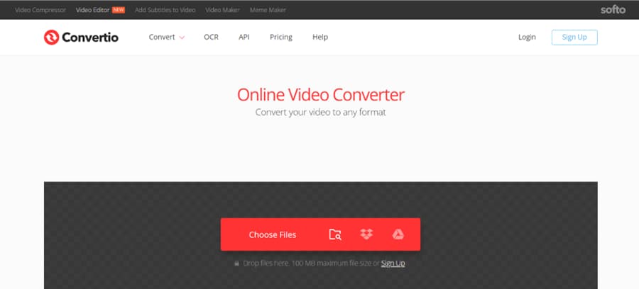 Convertio Online Video Converter
