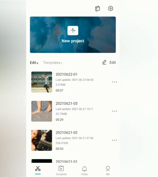 Create A New Project in CapCut