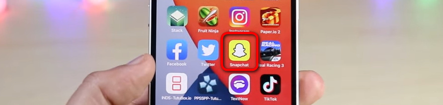 Launch the Snapchat App on iPhone